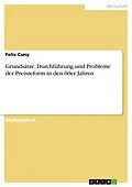 E-Book (epub) Grundsätze, Durchführung und Probleme der Preisreform in den 60er Jahren von Felix Cuny