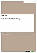 E-Book (epub) Betteln als Sondernutzung von Tino Linz