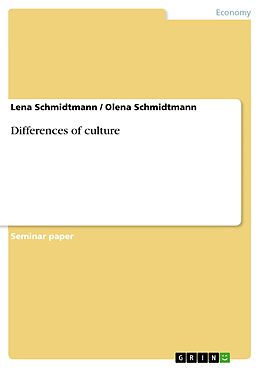 eBook (pdf) Differences of culture de Lena Schmidtmann, Olena Schmidtmann