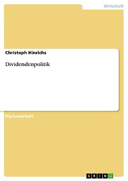E-Book (pdf) Dividendenpolitik von Christoph Hinrichs