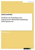 E-Book (epub) Probleme der Ermittlung einer angemessenen Minderheitenabfindung beim Squeeze-out von Saskia Kuschetzki