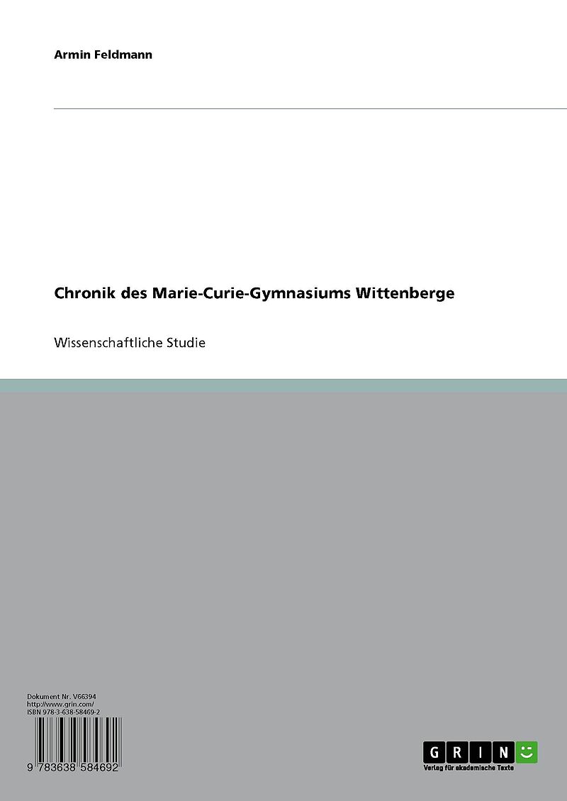 Chronik des Marie-Curie-Gymnasiums Wittenberge