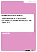 E-Book (epub) Stadtgeographische Begehung der Innenstadt von Giessen - Einzelhandel und Stadtgenese von Annegret Bäßler, Andreas Gerth