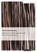 E-Book (pdf) Moderne Portfoliotheorie nach Harry M. Markowitz von Achim Schwichtenberg