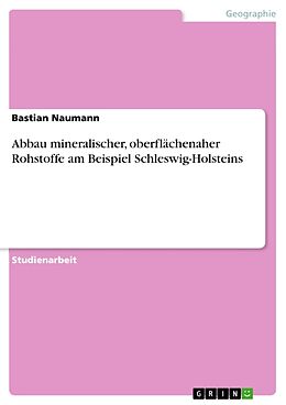 Kartonierter Einband Abbau mineralischer, oberflächenaher Rohstoffe am Beispiel Schleswig-Holsteins von Bastian Naumann