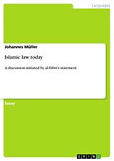 eBook (epub) "Each individual has direct access to the Quran and hadith and is in principle entitled to engage in ijtihad, so long as she has the requisite knowledge. Thus not only countries, but also individuals are entitled to their own jurisprudential choices." (al- de Johannes Müller