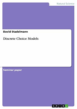 E-Book (pdf) Discrete Choice Models von David Stadelmann
