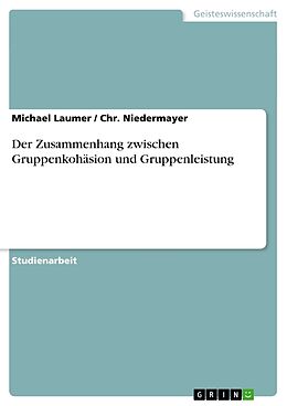 Kartonierter Einband Der Zusammenhang zwischen Gruppenkohäsion und Gruppenleistung von Chr. Niedermayer, Michael Laumer