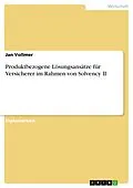 E-Book (pdf) Produktbezogene Lösungsansätze für Versicherer im Rahmen von Solvency II von Jan Vollmer