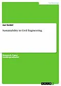 E-Book (epub) Sustainability in Civil Engineering von Jan Seidel