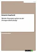 E-Book (epub) Welche Prinzipien gelten in der Zwangsvollstreckung? von Benjamin Engelhardt