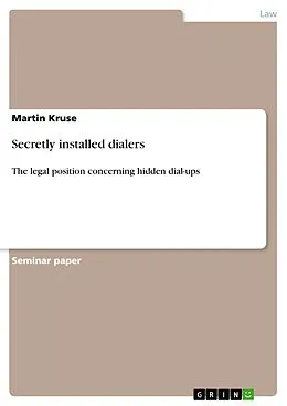 E-Book (pdf) Secretly installed dialers von Martin Kruse