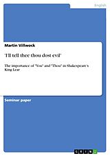 eBook (pdf) 'I'll tell thee thou dost evil' de Martin Villwock