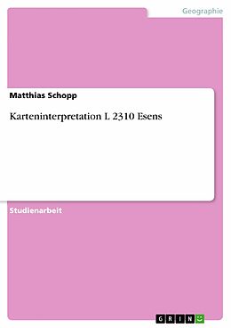 E-Book (epub) Karteninterpretation L 2310 Esens von Matthias Schopp