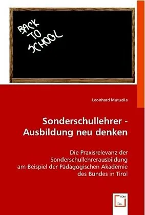 Sonderschullehrer - Ausbildung neu denken