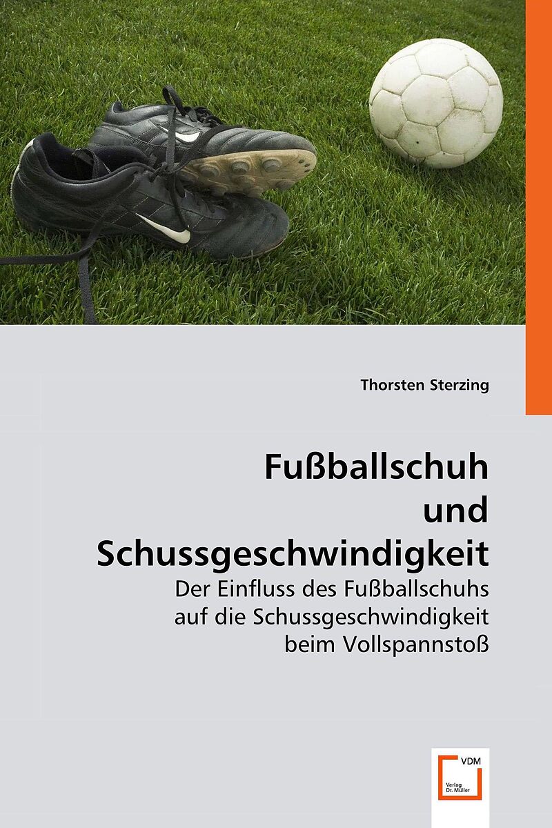 Fussballschuh und Schussgeschwindigkeit