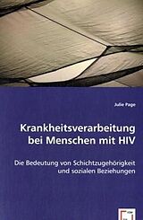 Kartonierter Einband Krankheitsverarbeitung bei Menschen mit HIV von Julie Page