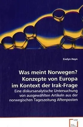 Was meint Norwegen? Konzepte von Europaim Kontext der Irak-Frage