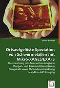 Kartonierter Einband Ortsaufgelöste Speziation von Schwermetallen mit Mikro-XANES/EXAFS von Gerald Schmidt