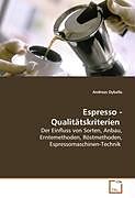 Kartonierter Einband Espresso - Qualitätskriterien von Andreas Dyballa