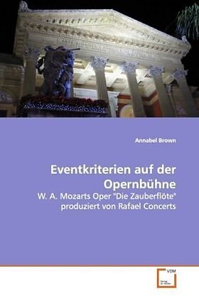 Eventkriterien auf der Opernbühne