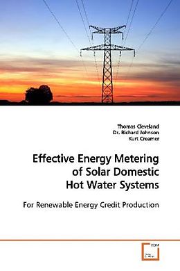 Kartonierter Einband Effective Energy Metering of Solar Domestic Hot Water Systems von Thomas Cleveland