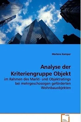 Analyse der Kriteriengruppe Objekt