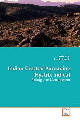 Couverture cartonnée Indian Crested Porcupine (Hystrix indica) de Afsar Mian
