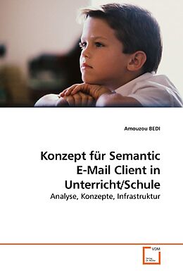 Kartonierter Einband Konzept für Semantic E-Mail Client in Unterricht/Schule von Amouzou BEDI