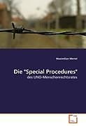 Kartonierter Einband Die "Special Procedures" von Maximilian Mertel