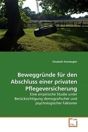 Beweggründe für den Abschluss einer privaten Pflegeversicherung