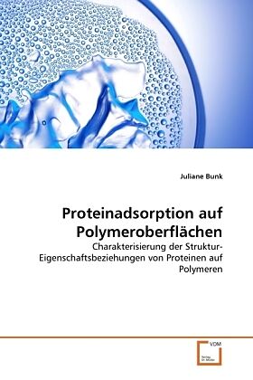 Proteinadsorption auf Polymeroberflächen