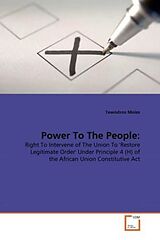 Couverture cartonnée Power To The People: de Tewodros Meles