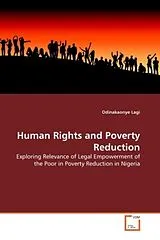 Kartonierter Einband (Kt) Human Rights and Poverty Reduction von Odinakaonye Lagi