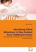 Couverture cartonnée Identifying Gifted Behaviours in New Zealand Early Childhood Centres de Barbara Allan