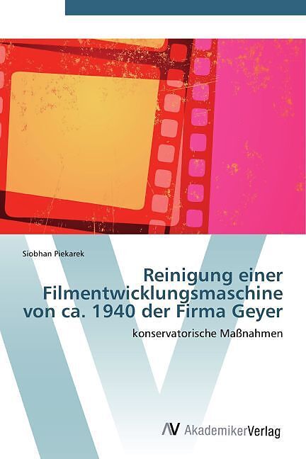 Reinigung einer Filmentwicklungsmaschine von ca. 1940 der Firma Geyer