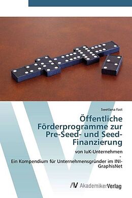 Kartonierter Einband Öffentliche Förderprogramme zur Pre-Seed- und Seed-Finanzierung von Swetlana Fast