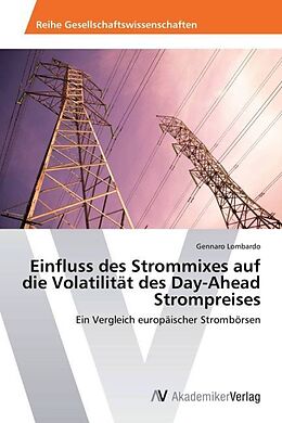 Kartonierter Einband Einfluss des Strommixes auf die Volatilität des Day-Ahead Strompreises von Gennaro Lombardo