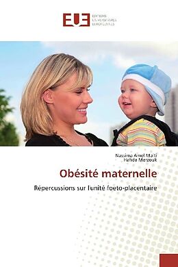 Couverture cartonnée Obésité maternelle de Nassima Amel Malti, Hafida Merzouk