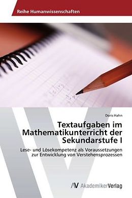 Kartonierter Einband Textaufgaben im Mathematikunterricht der Sekundarstufe I von Doris Hahn