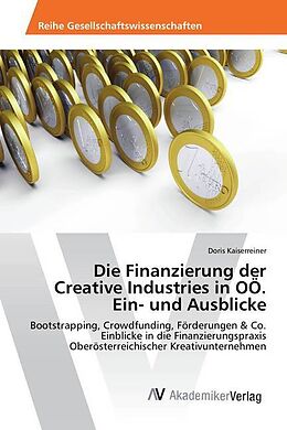 Kartonierter Einband Die Finanzierung der Creative Industries in OÖ. Ein- und Ausblicke von Doris Kaiserreiner