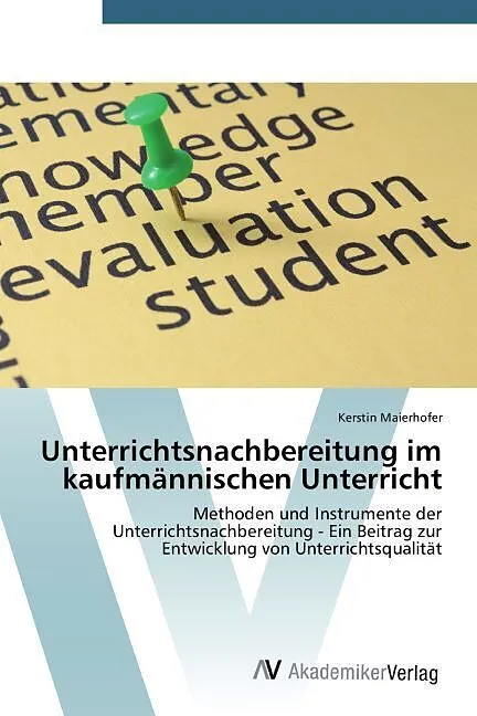 Unterrichtsnachbereitung im kaufmännischen Unterricht