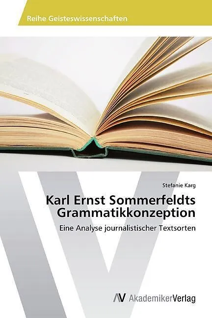 Karl Ernst Sommerfeldts Grammatikkonzeption