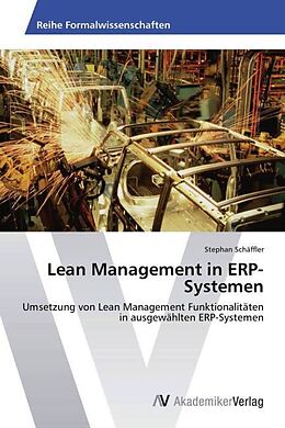 Kartonierter Einband Lean Management in ERP-Systemen von Stephan Schäffler