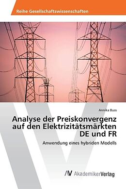 Kartonierter Einband Analyse der Preiskonvergenz auf den Elektrizitätsmärkten DE und FR von Annika Buß