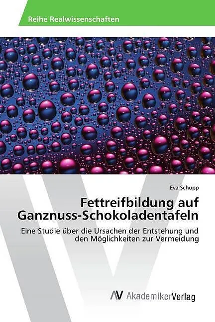 Fettreifbildung auf Ganznuss-Schokoladentafeln