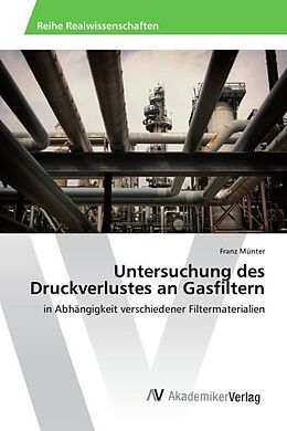 Kartonierter Einband Untersuchung des Druckverlustes an Gasfiltern von Franz Münter