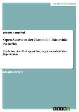 E-Book (pdf) Open Access an der Humboldt-Universität zu Berlin von Nicole Henschel