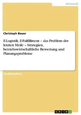 E-Book (pdf) E-Logistik von Christoph Bauer