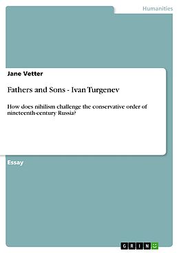 E-Book (epub) Fathers and Sons - Ivan Turgenev von Jane Vetter
